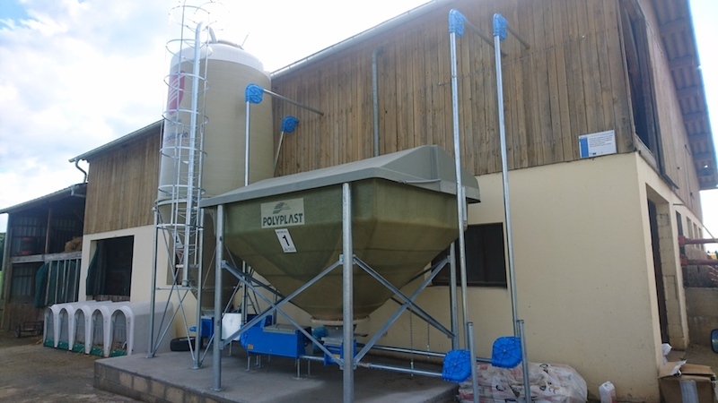 Système de transport (chaîne à pastilles Silos France et vis souples Roxell Flexauger et Multiflex)